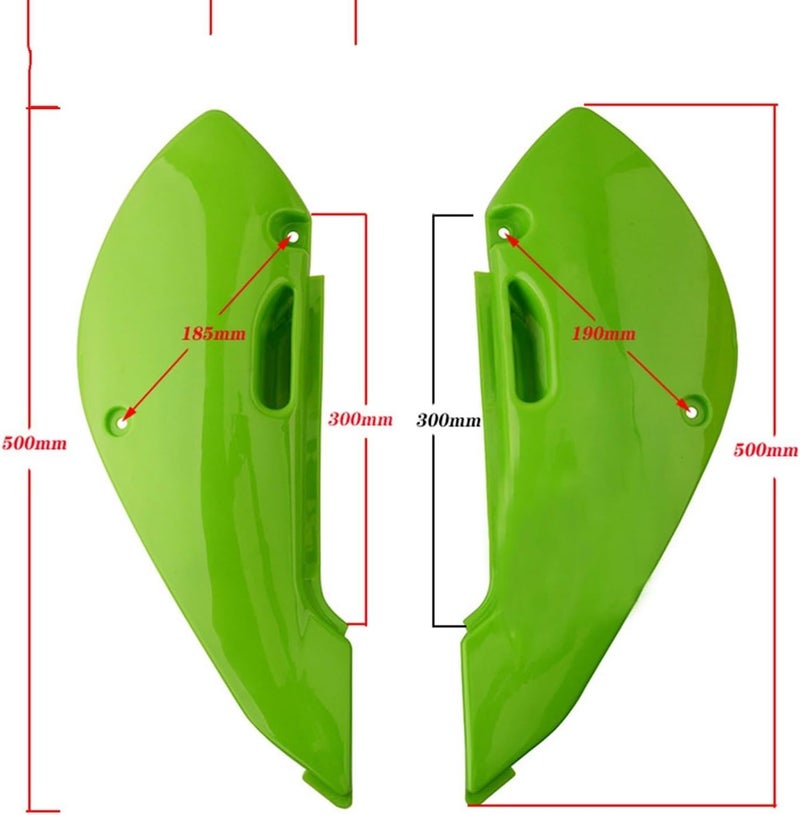 Wivplex Motorcycle Plastic Fender Fairing Kit - Green - Image 5