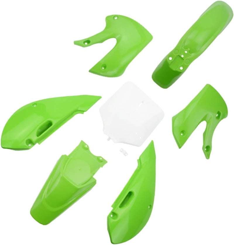 Wivplex Motorcycle Plastic Fender Fairing Kit - Green - Image 1