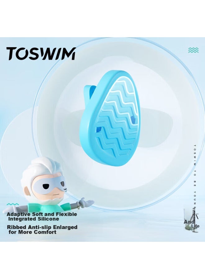 Toswim Swimming Nose Clip, Professional Adult Diving Anti-choking, Waterproof Non-slip Nose Plug, Water Green Snorkeling - Image 4