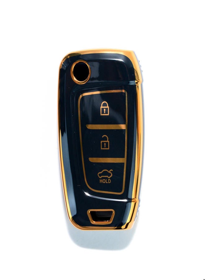 Luxury Car Remote Cover;hyundi mistra gold - Image 2