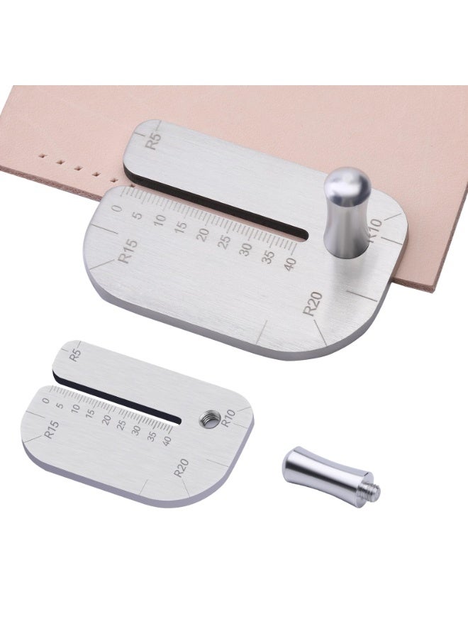 Arabest Leather Stitching Punch Aid Plate Leather Working Tools for Pull up Prong Punch Leather Crafting Tools Accessories Stainless Steel Claw Punch Partner - Image 1