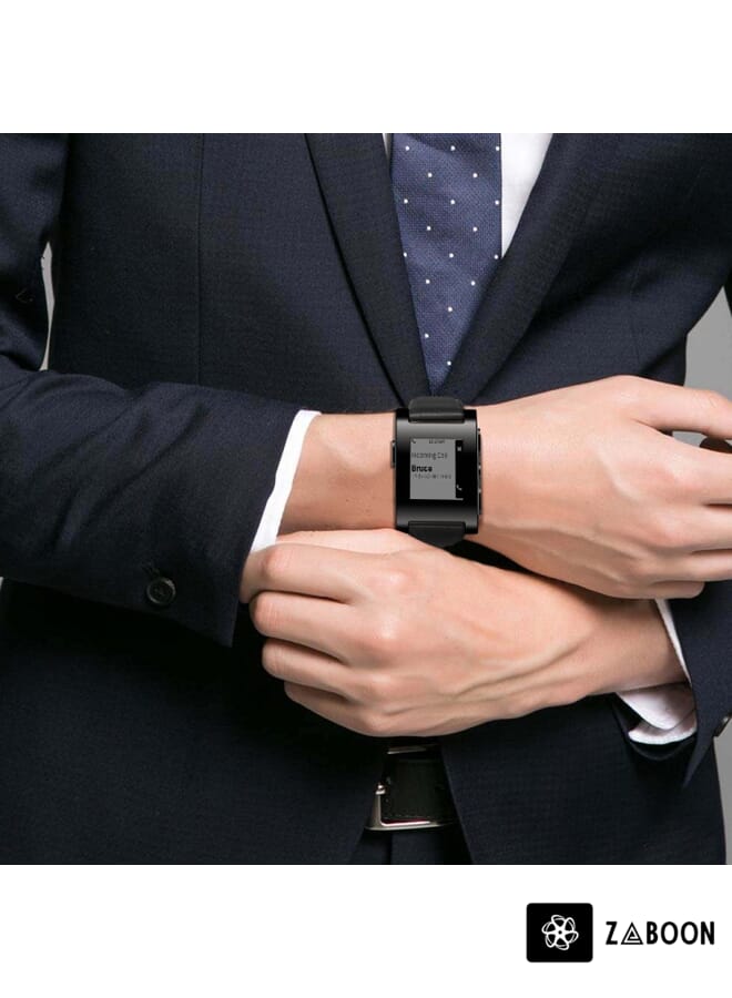 Zaboon Pebble Gen 1 Oil Wax Genuine Leather Watch Band - Image 5