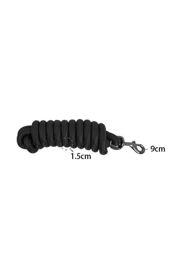 Solid Poly Lead Rope for Horses & Livestock – 2.5M Long, 1.5CM Thick, Heavy-Duty Bolt Snap for Horse Owners & Riders - Image 2