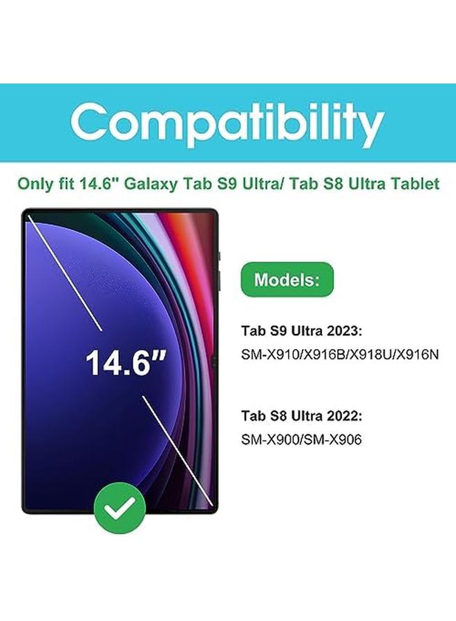 Procases 1 Pack Screen Protector For Galaxy Tab S9 Ultra 14.6 Inch 2023 Tab S8 Ultra 2022 Tempered Glass Screen Film Guard For 14.6” Galaxy Tab S9 Ultra Tablet Sm X910 X916B X900 X906 - Image 2