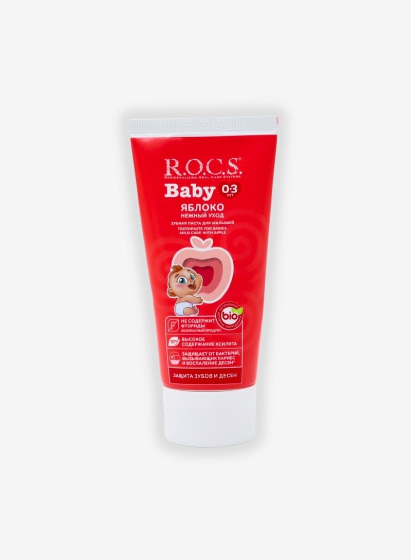 R.O.C.S Toothpaste Baby Mild Care Of Apple 45 Grams - Image 2