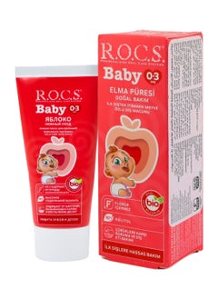 R.O.C.S Toothpaste Baby Mild Care Of Apple 45 Grams  - Image 1