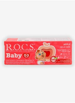 R.O.C.S Toothpaste Baby Mild Care Of Apple 45 Grams  - Image 3