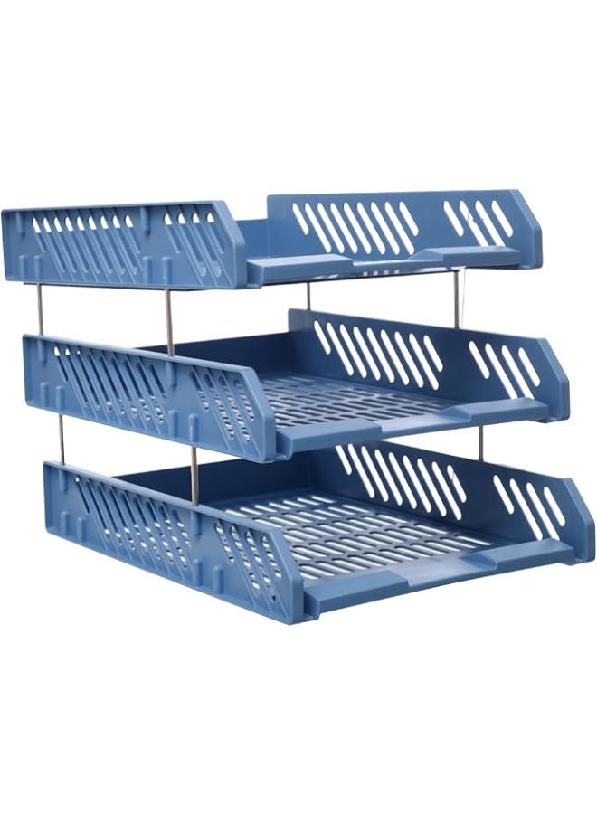 M&G 3-Tier Tray, Organized and Spacious Desktop Storage, Durable Plastic - Image 3