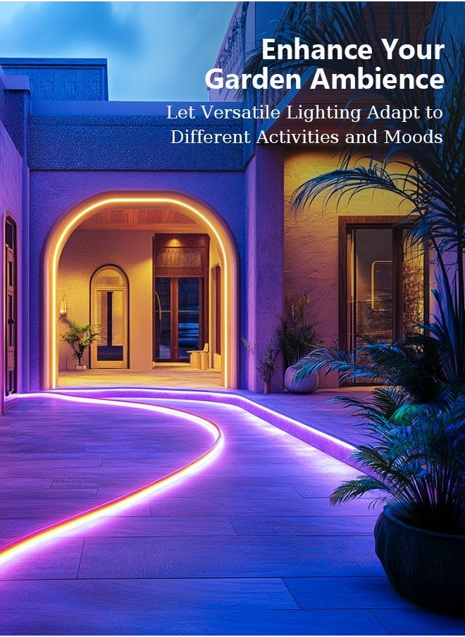 Litus - LED Light Strip Neon light with Remote Control, Plug Charge,Waterproof, Ideal for Patterns lighting, TV Backlighting, Gaming Room, Bedroom, and Indoor Decor – Available in Lengths 2m, 3m, 5m - Image 1