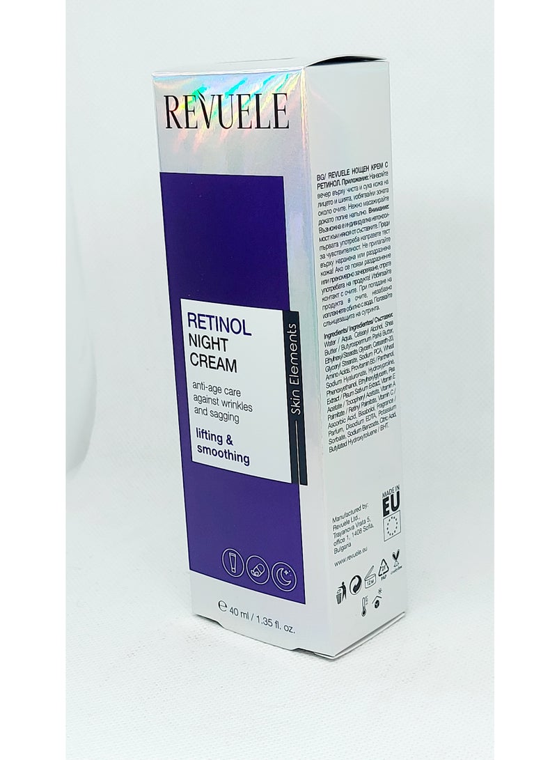 Revuele Retinol Night Cream 40ml - Image 2