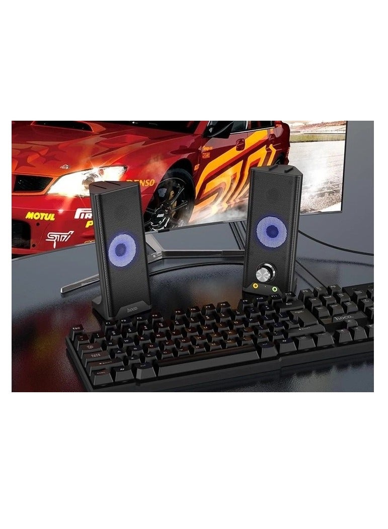 هوكو. مكبرات صوت يونيتي دازلينغ لايتس 2.0 ومكبر الصوت (أسود) DS32 - Image 2