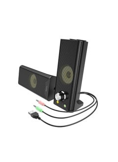 hoco. UNITY DAZZLING LIGHTS SPEAKERS 2.0 & SOUNDBAR (BLACK) DS32  - Image 1