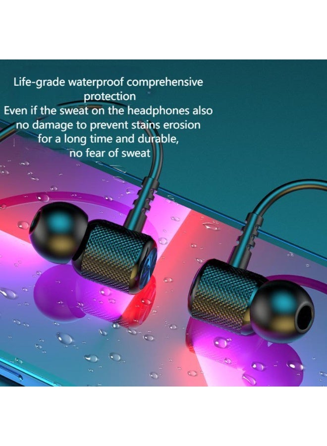Neckband Headphones Wireless Bluetooth In-ear Sport headphones Noise-canceling Sweatproof, Fast Charging, for Workout Running Sport Work  - Image 4