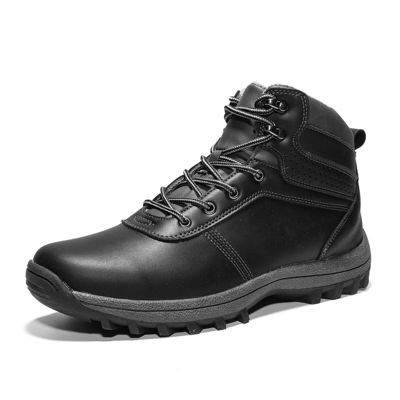 Cross-border plus size Hiking Shoes Mens Climbing Cross-country Hiking Shoes Outdoor Shoes Casual sneaker Mens Hiking Shoes Black