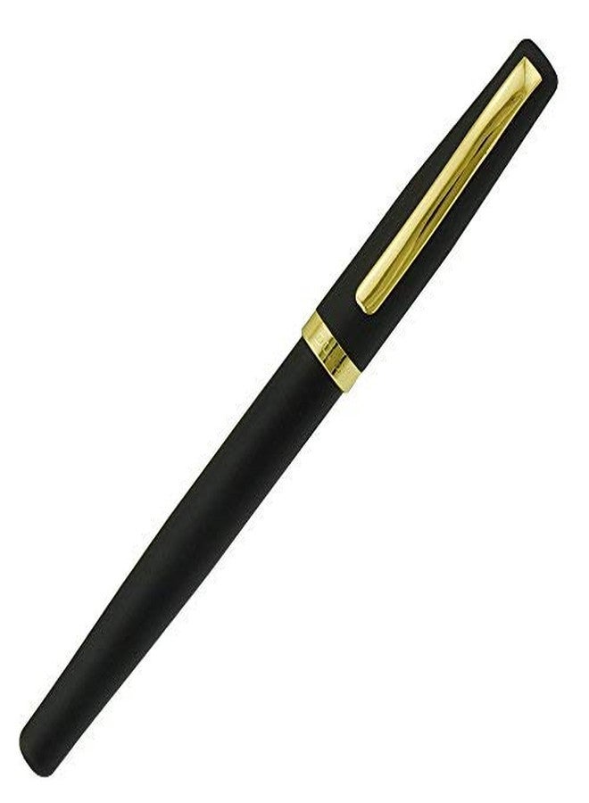 erofa Duke 209 Bent Nib Fountain Pen Matte Black, Fude Calligraphy Writing Pen with Converter - Image 2