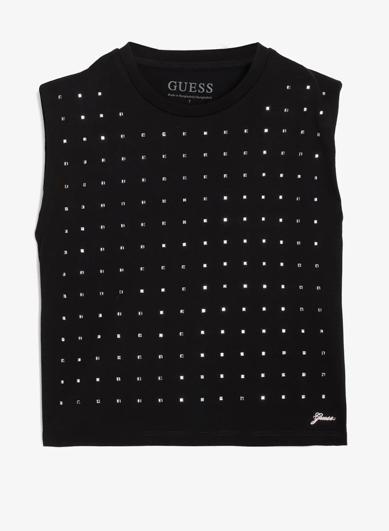 GUESS Youth Graphic Crew Neck T-Shirt