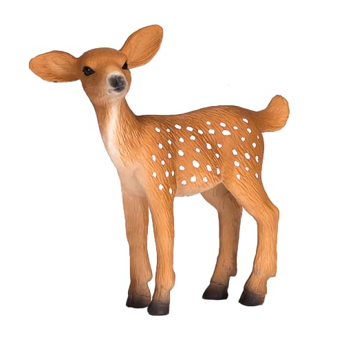 MOJO White Tailed Deer Fawn Realistic International Wildlife Hand Painted Toy Figurine - Image 5
