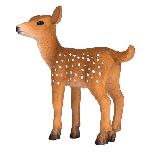 MOJO White Tailed Deer Fawn Realistic International Wildlife Hand Painted Toy Figurine - Image 3