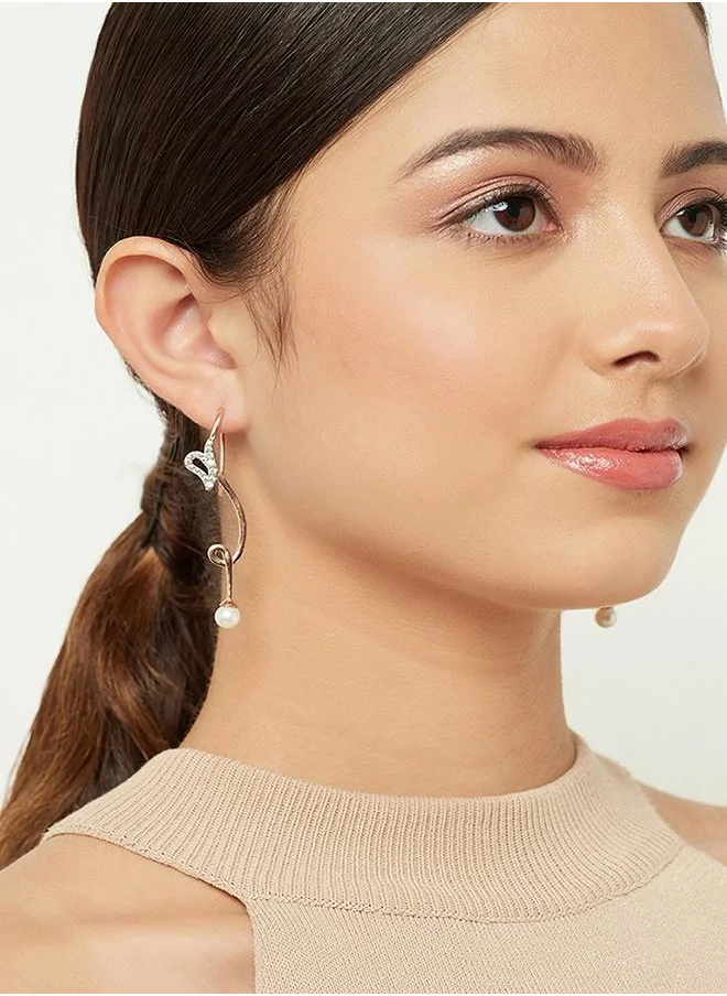 VOYLLA Voylla Rose Gold Brass Earrings
