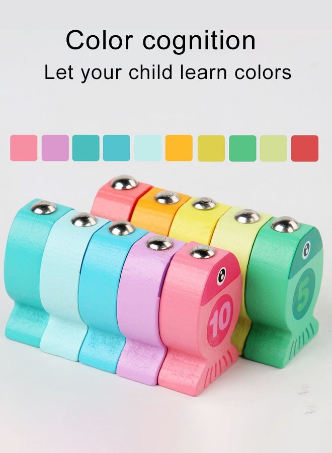 لعبة صيد السمك، لعبة صيد خشبية مغناطيسية، لعبة صيد سمك تعليمية ممتعة، لعبة صيد خشبية مغناطيسية من مونتيسوري للأطفال الصغار، لعبة صيد أسماك بحرية للأطفال، تعلم الصيد، فرز الألوان، ألغاز مونتيسوري التعليمية لمرحلة ما قبل المدرسة، مهارات حركية دقيقة للأولاد والبنات من سن 3 إلى 5 سنوات - Image 4