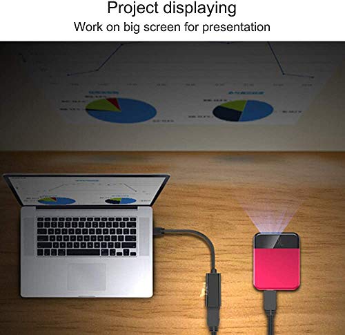 QCEs Mini DisplayPort to HDMI Adapter 4K, Thunderblot to HDMI Cable Adapter Compatible with Apple MacBook Air Pro, iMac, Microsoft Surface Pro Dock to TV/Monitor/Projector Black - Image 3