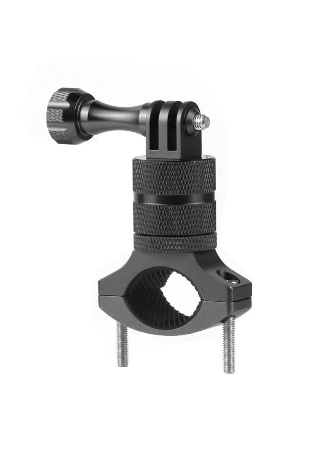 FEICHAO FEICHAO GoPro9/10 Mountain Dog And Other Sports Cameras 360 Bicycle Clip Aluminum Alloy Bicycle Clip-Color:Black - Image 1