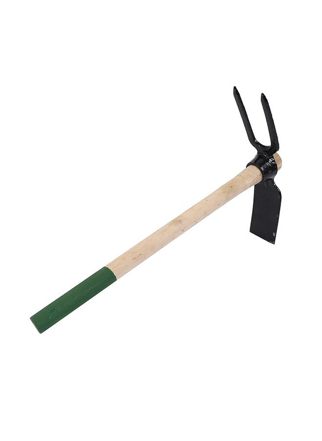 LAWAZIM Digging Hoe & 2 Teeth Garden Fork with Wooden Handle  - Image 5