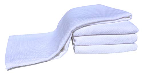 WilliamsSonoma All Purpose Pantry Towels Kitchen Towels Set of 4 White 100 Cotton