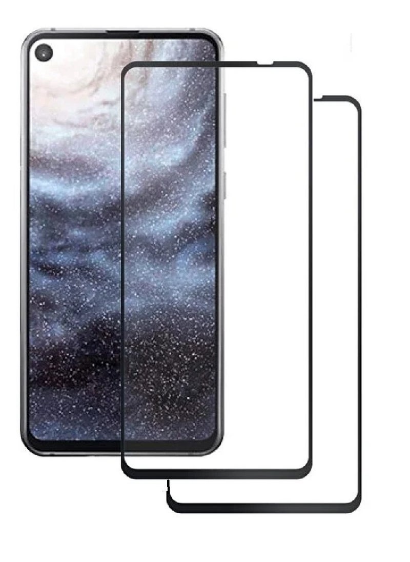 Super 2 Pieces Tempered Glass Screen Protector 5D Designed For Samsung Galaxy A08s Full Glue Edge to Edge Full Screen Coverage And Bubble Free - Image 1