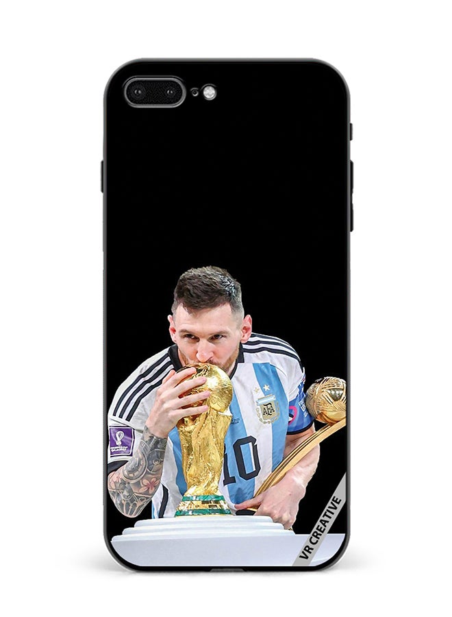 VR CREATIVE Protective Case Cover For Apple iPhone 7 Plus/8 Plus Messi Design Multicolour - Image 1