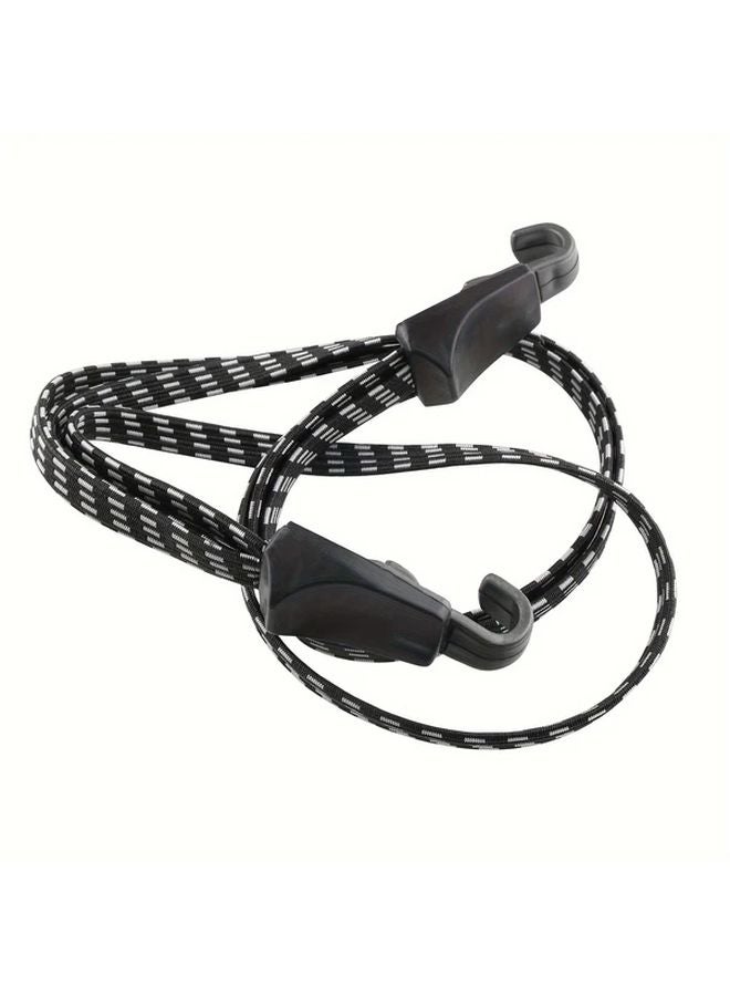 2pcs Size S Bike Bungee Cords Heavy Duty Adjustable Straps with Hooks for Cargo - Image 3