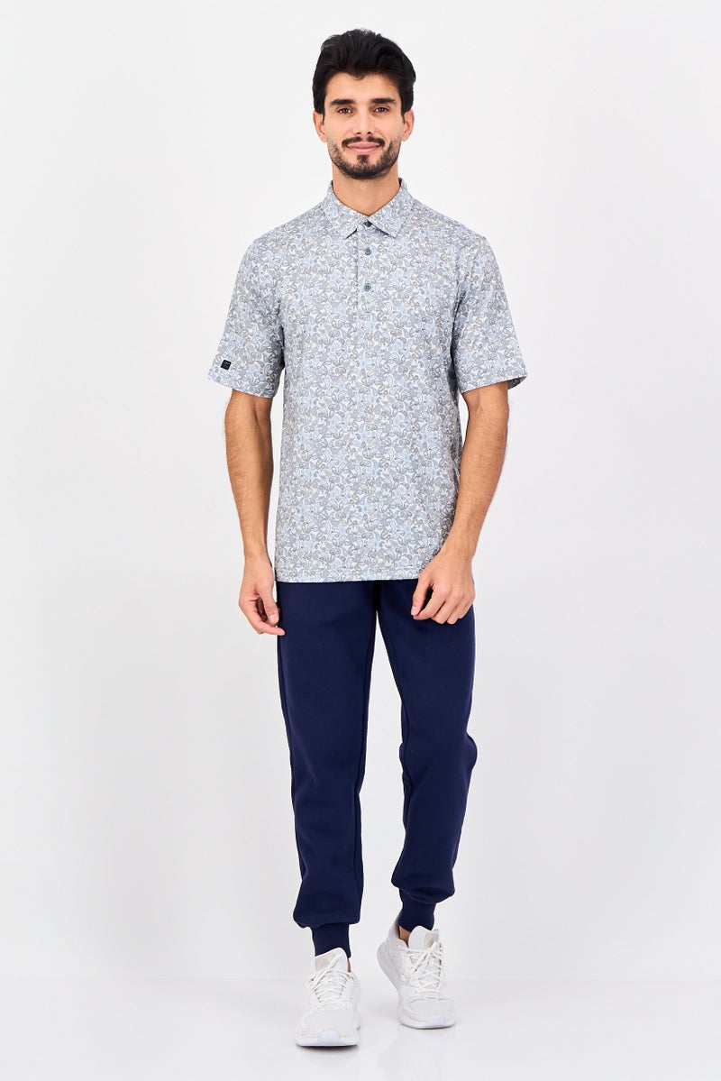 Greg Norman Men Sportswear Fit Short Sleeve Outdoor Polo Shirt, Multicolor - Image 2