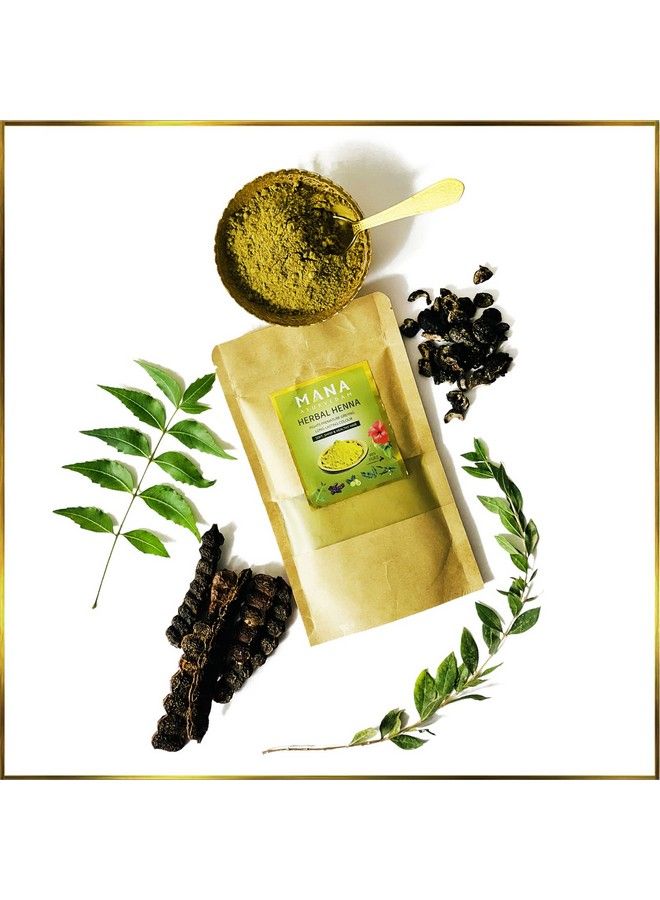 Mana Ayurvedam حناء عشبية ؛ لون شعر أيورفيدي ؛ 100 جرام - Image 2