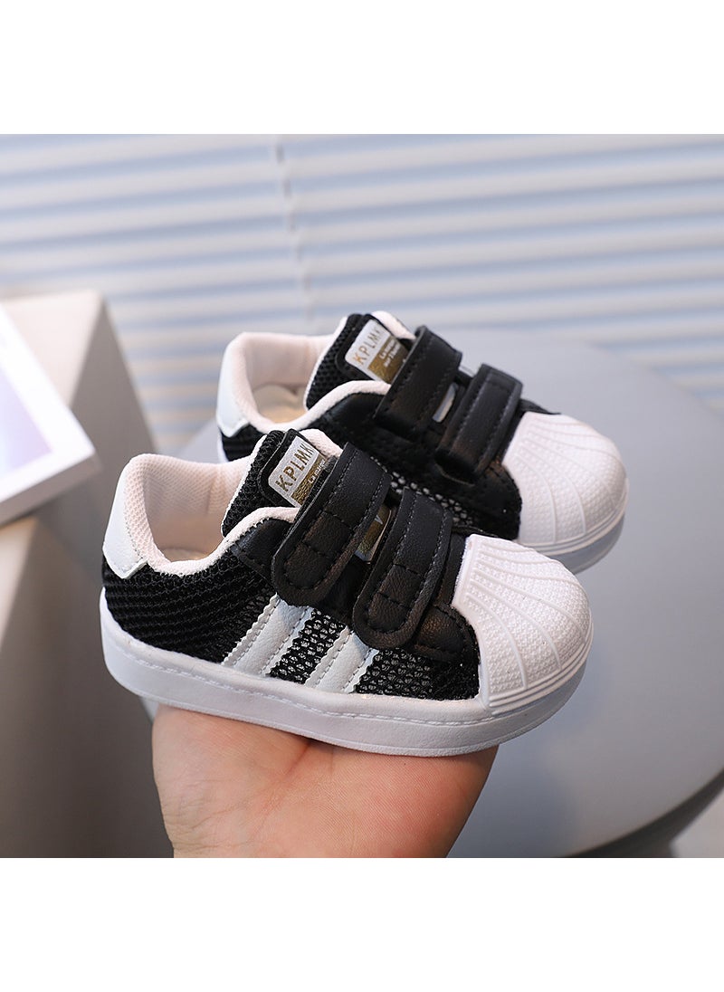 Generic Kids Breathable Sneakers 2023 Spring Summer Black 