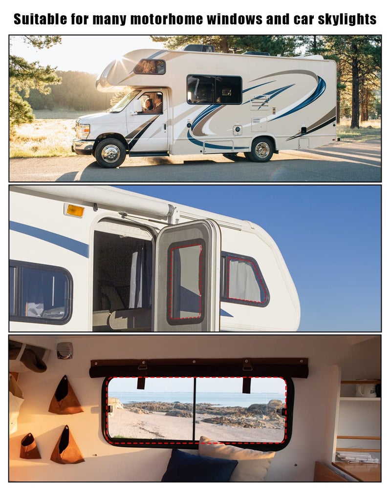 TIKSCIENCE TIKSCIECNE RV Window Rubber Seal Strip 1/2'' x 1/4'' Fit for Boats RV Window Edge Waterproof Weatherstrip Rubber Window Locking Gasket Window Seal Trim, 40Ft - Image 4