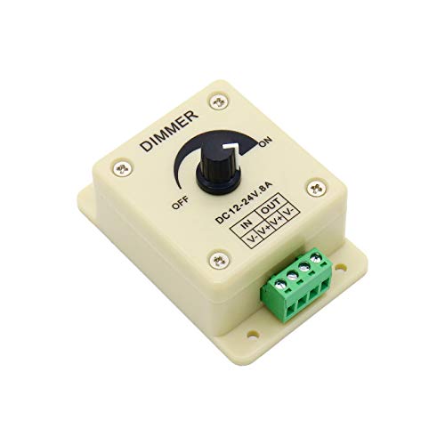 Electronicspices Electronic Spices PWM Switch Dimming Brightness Controller for LED Strip Light 12 V to 24v 8 A - Image 1