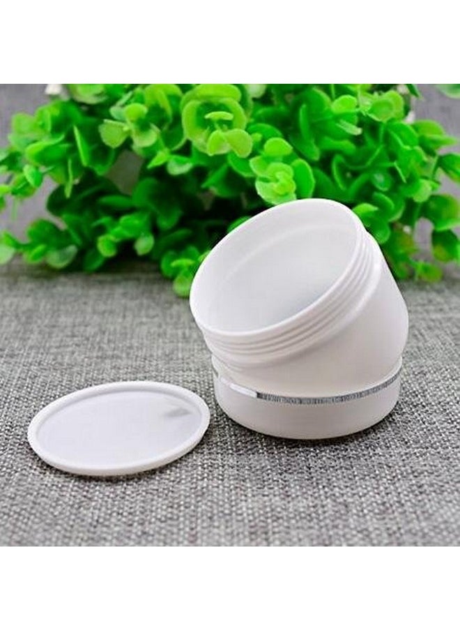 ericotry 6Pcs White Plastic Jar With Dome Lid 8 Oz (250G) Portable Refillable Cosmetic Makeup Face Cream Lotion Jar Lip Balm Lotion Storage Container Bottle Pot Case  - Image 4