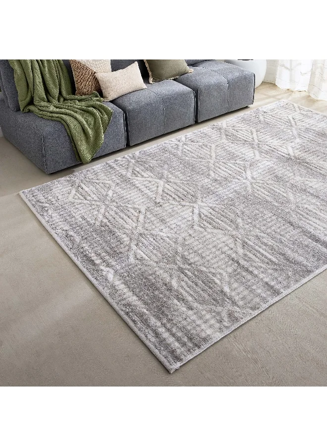 Home Box Gloss Brent Stain Resistant Polypropylene Rug - 200x300 cm