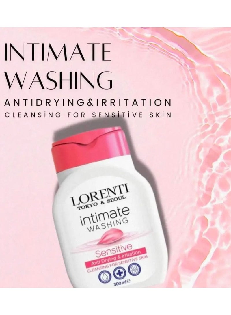 لورنتي غسول حميمي مرطب ومنظف المناطق الحساسة - 300 مل - Image 1