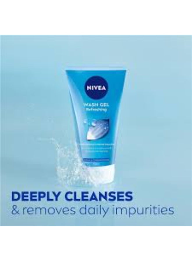 Nivea Refreshing Water-Based Cleansing Gel 150ml - Image 3