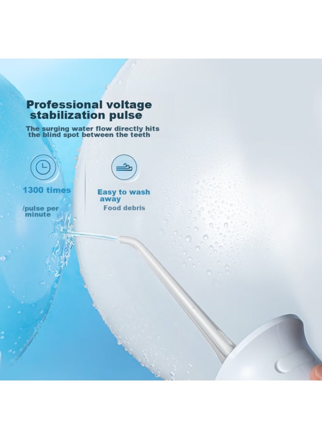 SOOCAS Sushi Soocas Portable Standing Water Flosser, Dental Irrigator, Tooth Cleaner, Prevents Tartar, Oral Hygiene Device Gift Box, W3pro Blue, Mother's Day, 520, Valentine's Day - Image 5