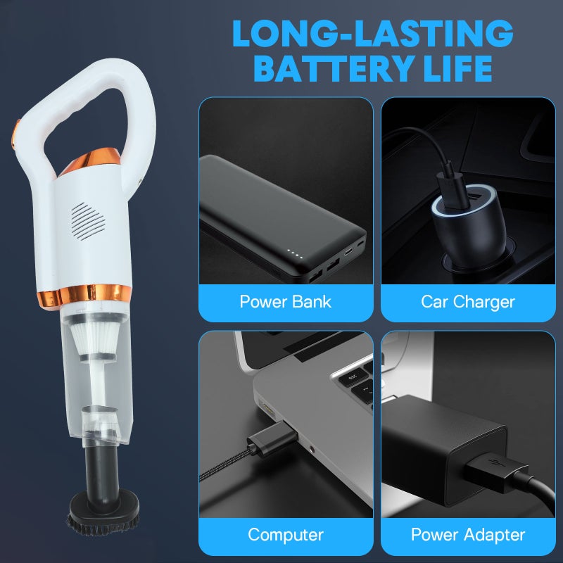 Vacuum Cleaner Small Vacuum Cordless Household Vacuum Cleaners Car Vacuum - Image 3