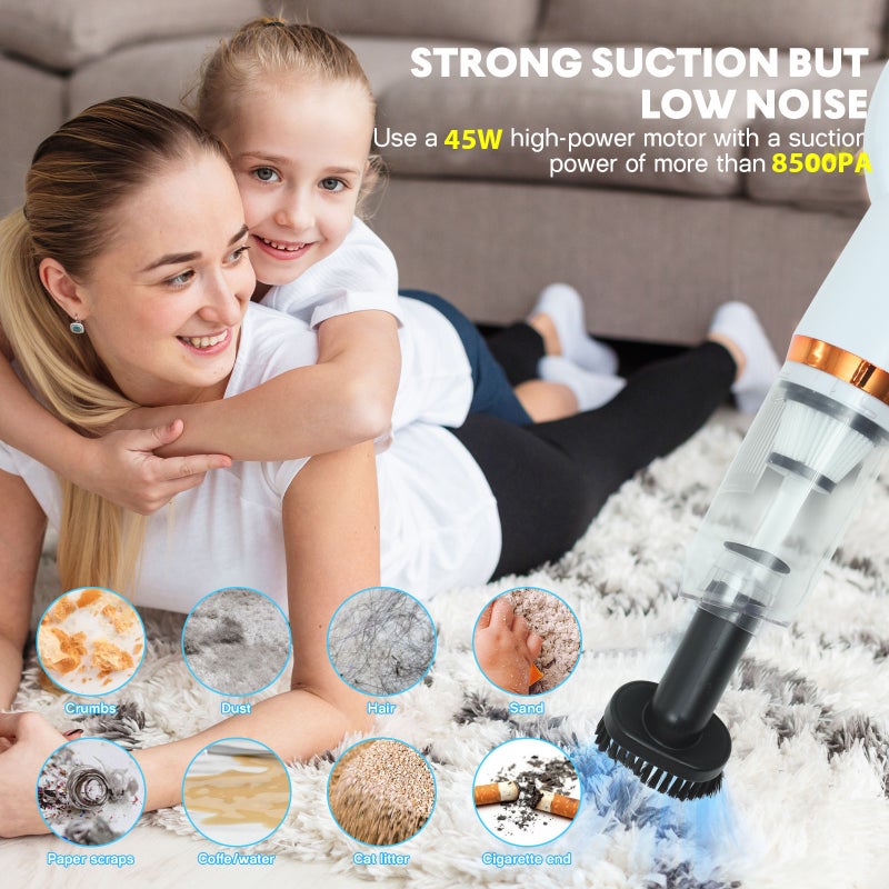 Vacuum Cleaner Small Vacuum Cordless Household Vacuum Cleaners Car Vacuum - Image 4