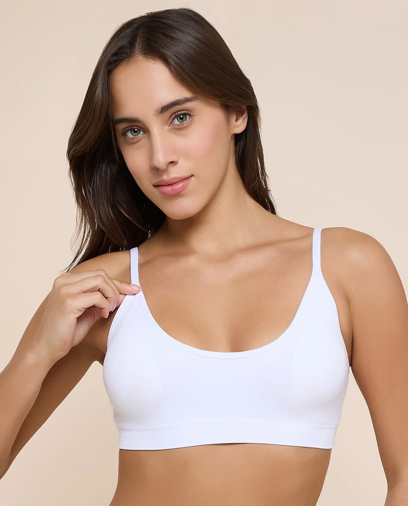 R&b  2 Pack Ribbed Padded Sports Bra for Women | Best Price UAE