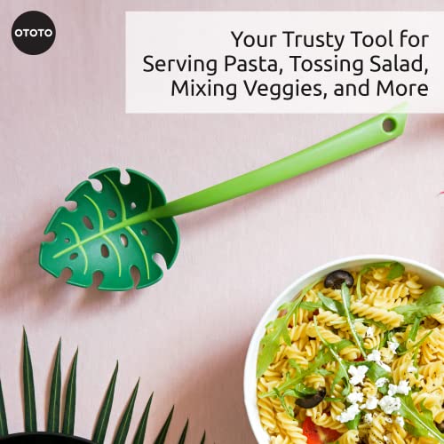 OTOTO Jungle Spoon Monstera Ladle - BPA-Free High Heat Resistant Nylon for Cooking for Nonstick Cookware Kitchen Tools & Utensils, Kitchen Gifts & Gadgets, Cute - Image 5