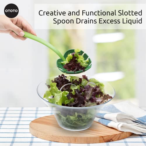 OTOTO Jungle Spoon Monstera Ladle - BPA-Free High Heat Resistant Nylon for Cooking for Nonstick Cookware Kitchen Tools & Utensils, Kitchen Gifts & Gadgets, Cute - Image 4