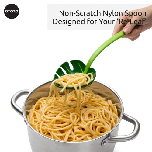 OTOTO Jungle Spoon Monstera Ladle - BPA-Free High Heat Resistant Nylon for Cooking for Nonstick Cookware Kitchen Tools & Utensils, Kitchen Gifts & Gadgets, Cute - Image 3