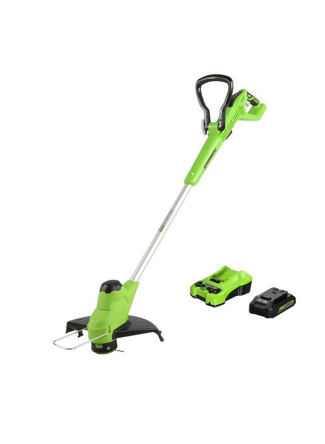Greenworks 24V 10 inch TORQDRIVE String Trimmer, Battery Not Included ST24B03 - Image 1