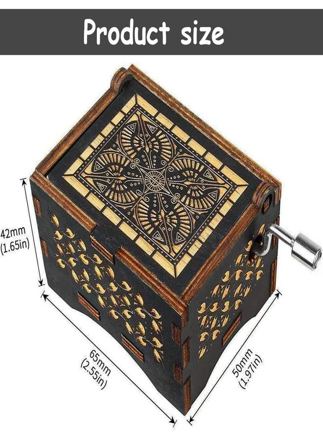 STORE 2508 Store2508 Wooden Vintage Hand Cranked Music Box – Can’t Help Falling in Love - Image 2