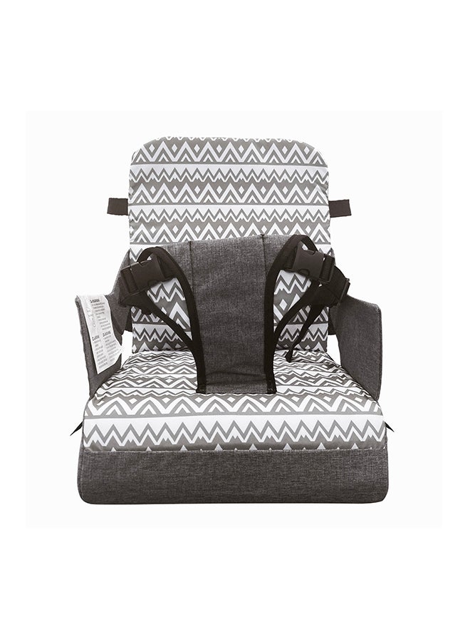 dreambaby On-the-Go Kids Booster Seat, Portable High Chair - Grey - Image 1